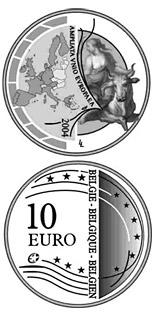 Uitbreiding EU 10 euro België 2004 Proof